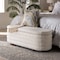 Baxton Studio Betiana Modern Japandi Cream Boucle Fabric and Walnut Brown Finished Wood Storage Bench 233-13316-ZORO - alternate 4